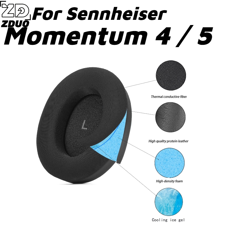 Bantalan Telinga Pengganti Unt - Sennheiser Headphone Momentum 4 ulasan dan harga